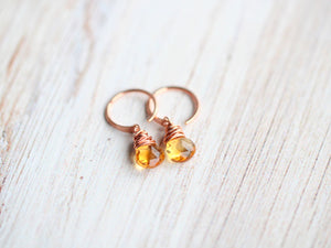 Citrine Dangle Hugs