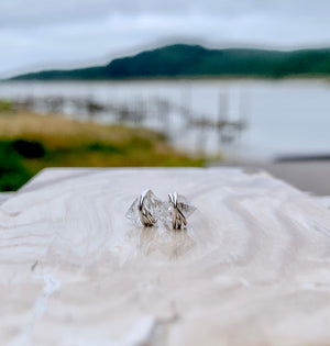 Herkimer Diamond Studs - Larger Size