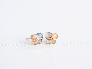 Papillon Studs - Fluorite