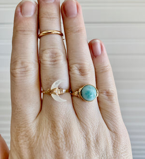 May Ring - Larimar as