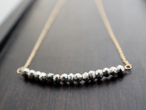 Flash Necklace - Pyrite Bar