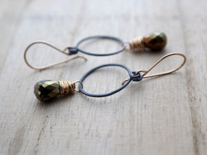 Mystic Spinel Hoops